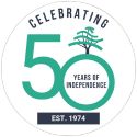 Oakhill 50 Years Celebration Logo