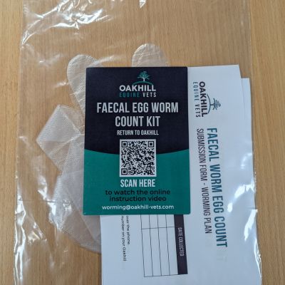 Equine Faecal Worm Egg Count kit