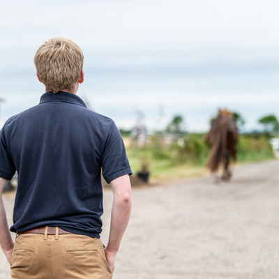 Ambulatory equine vet on a call